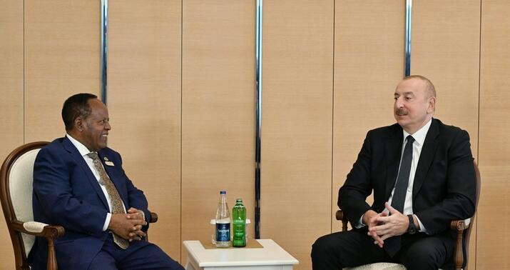 İlham Əliyev Efiopiya Prezidenti ilə görüşdü -