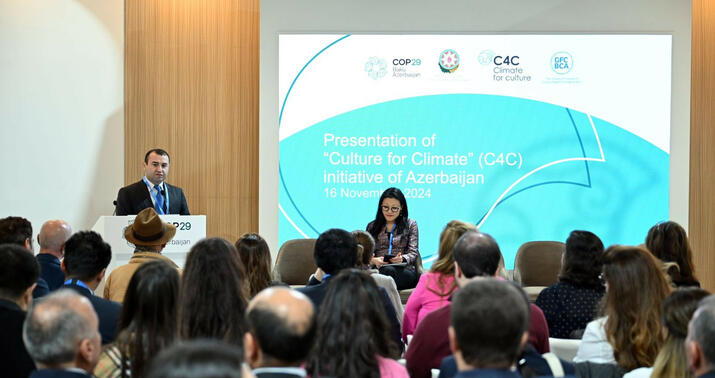 “İqlim üçün mədəniyyət” təşəbbüsünün təqdimatı keçirildi
