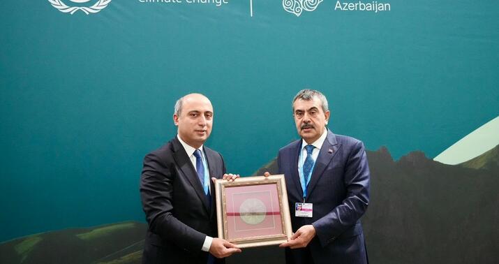 Bakıda Azərbaycan və Türkiyənin təhsil nazirləri görüşdü