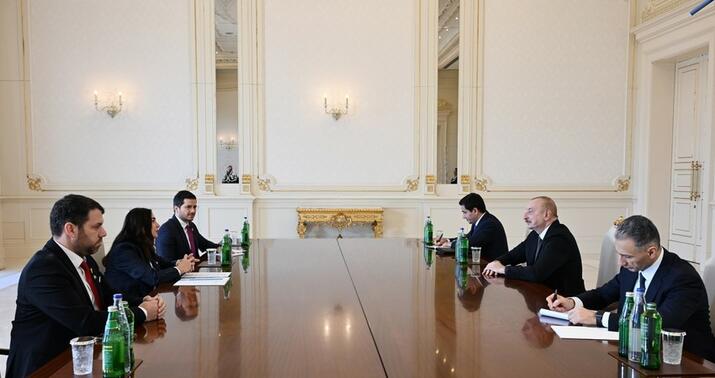 Prezident İsrailin nəqliyyat və yol təhlükəsizliyi nazirini qəbul etdi