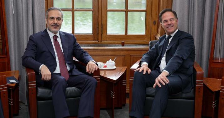 Hakan Fidan Mark Rutte ilə görüşdü