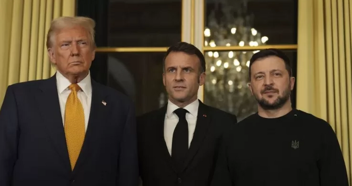 Zelenskinin Tramp və Makronla görüşü başa çatdı