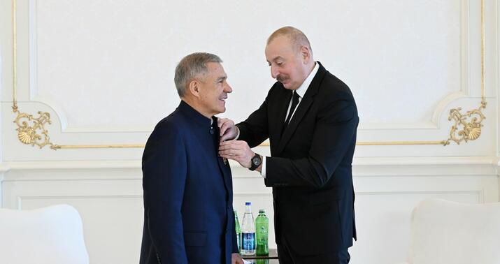 Prezident onu təltif etdi -