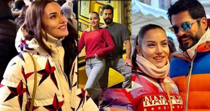 Burak Özçivit və Fahriye Evcen Fransada... -