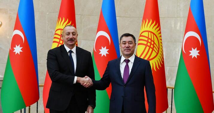 Sadır Japarov İlham Əliyevi təbrik etdi