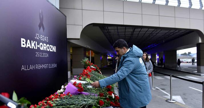 Qəzada həlak olanların xatirəsi anılır - Foto