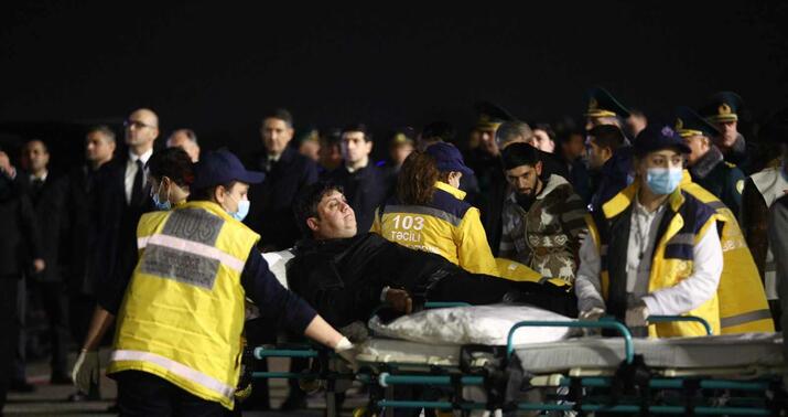 Daha yeddi yaralı və dörd nəfərin nəşi Qazaxıstandan Bakıya gətirildi -