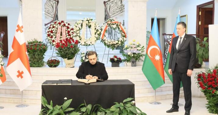 Gürcüstan ombudsmanı Azərbaycan səfirliyinə baş çəkdi