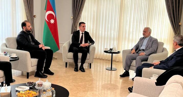 İran XİN rəhbərinin müavini səfirliyimizi ziyarət etdi