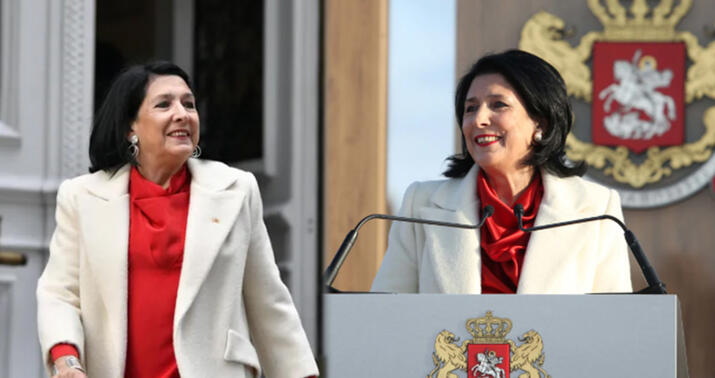 Zurabişvili prezident iqamətgahını tərk edib kilsəyə getdi - Yeniləndi
