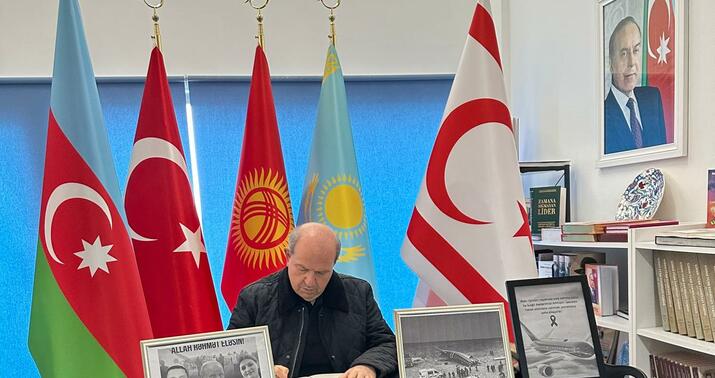 Ersin Tatar təyyarə qəzasında həlak olanlara ehtiramını bildirib