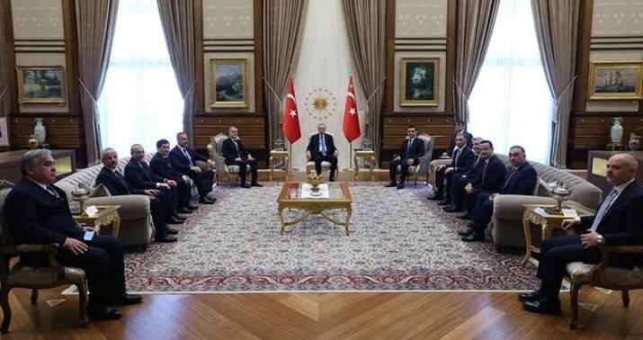 Ərdoğan azərbaycanlı nazirləri qəbul etdi