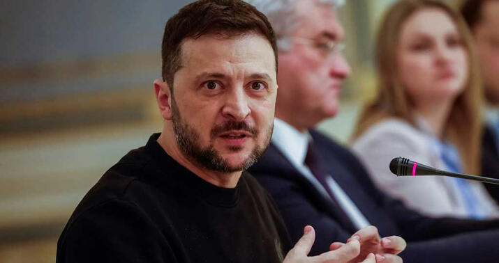 Zelenski: Rusiyanın müharibə ilə bağlı sənədlərini ələ keçirmişik