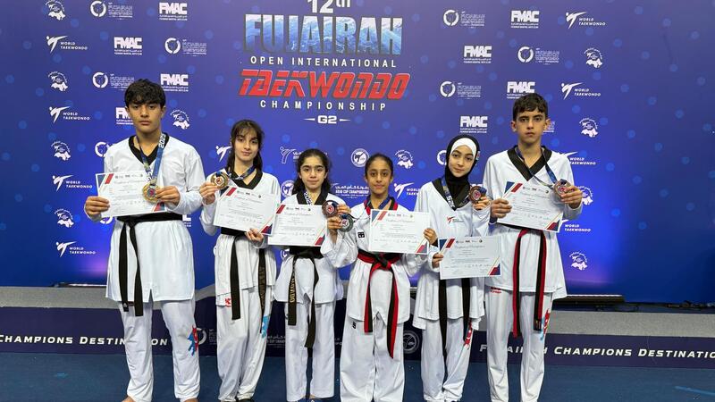 Azərbaycan taekvondoçuları BƏƏ-də 6 medal qazandı