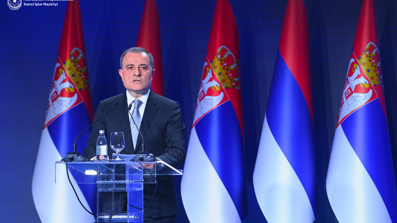 Ceyhun Bayramov Serbiyanın milli bayramında iştirak etdi