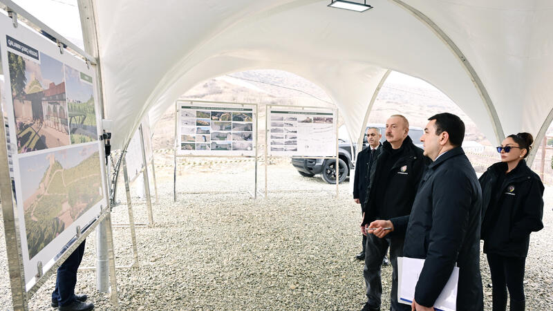 Prezident İlham Əliyev Əsgəran qala-kompleksinin konsepsiya layihəsi ilə tanış oldu -