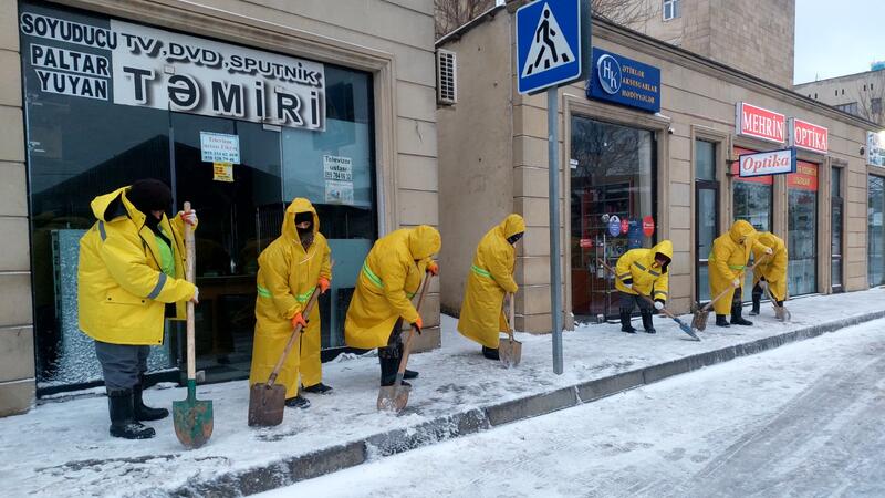 Bakıda təmizlik işləri gün ərzində davam edəcək