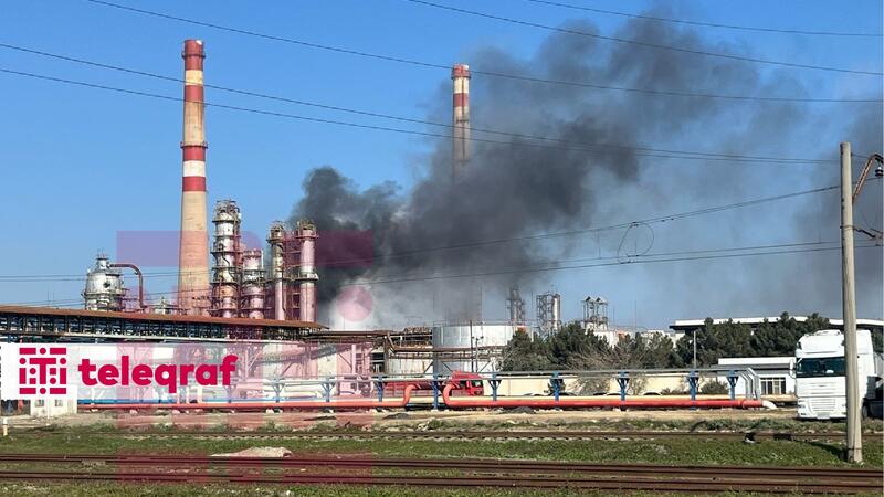 Neft Emalı Zavodunda baş verən yanğın söndürüldü -