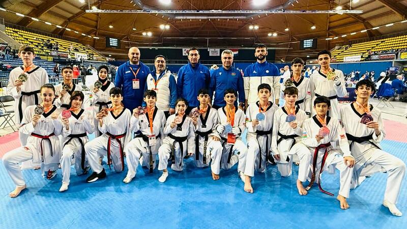 Azərbaycan taekvondoçuları Niderlandda 16 medal qazandılar