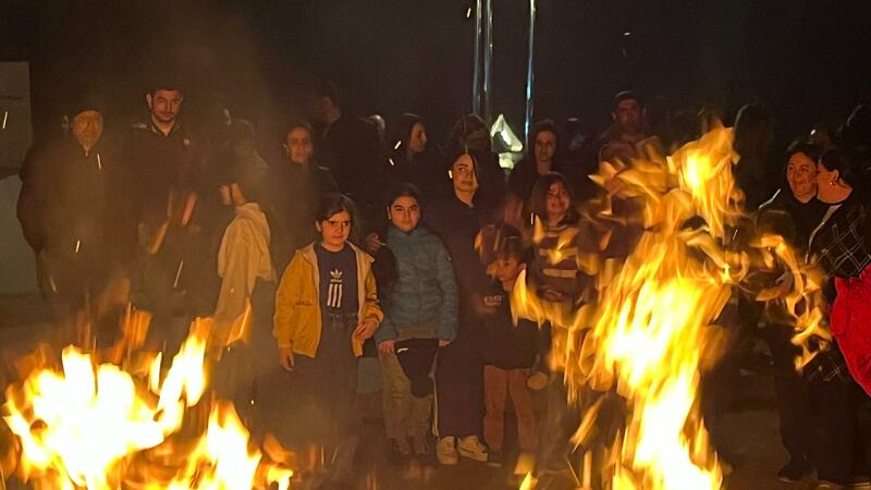 Xocalıda Yel çərşənbəsi tonqalı qalandı -