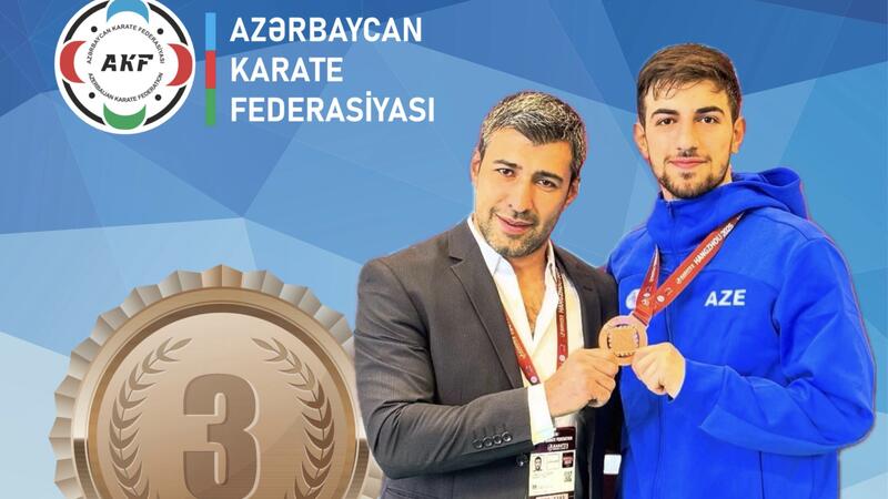 Karateçilər Çində iki bürünc medal qazandılar -