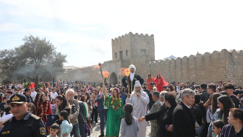 Suraxanıda Novruz bayramı təntənəli qeyd olundu -