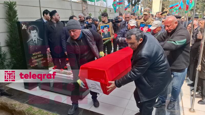 İtkin düşmüş şəhid Atakişi Atayev dəfn edildi -