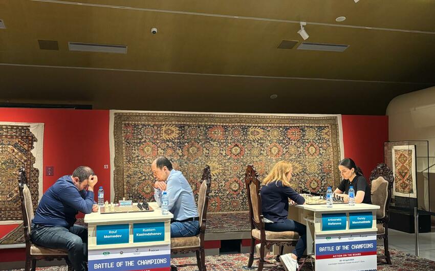 Çempionların savaşı: Azərbaycan şahmatçıları rəqiblərinə qalib gəldi -