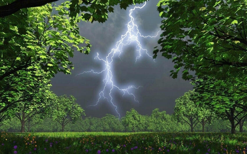 Sabah Bakıda yağış yağacaq, şimşək çaxacaq