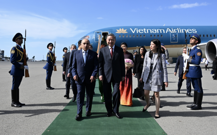 Vyetnam Kommunist Partiyası Mərkəzi Komitəsinin Baş katibi Azərbaycana gəldi