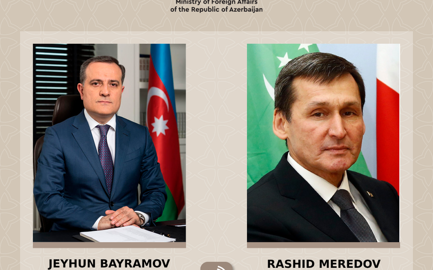 Azərbaycan və Türkmənistan XİN başçıları Xəzər üzrə əməkdaşlığı müzakirə etdilər