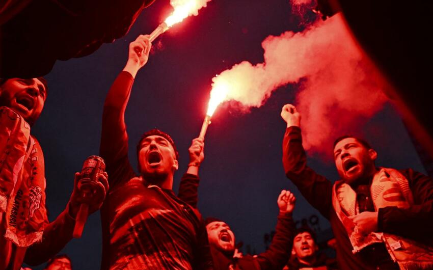 "Qalatasaray" azarkeşləri Almaniyada polislə toqquşdu