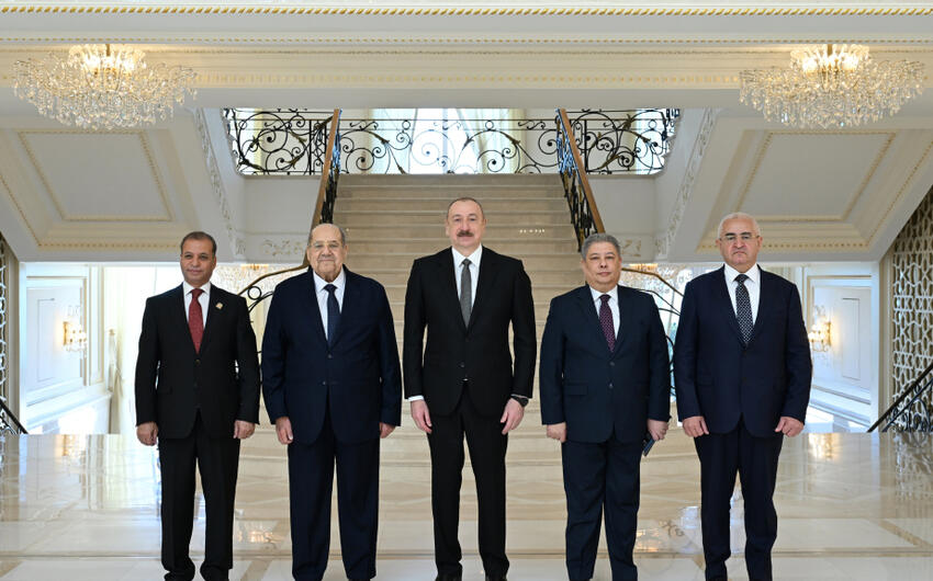 Azərbaycan Prezidenti Misir Senatının sədrini qəbul etdi -