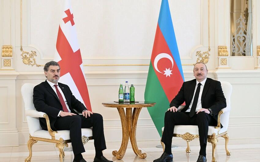 İlham Əliyev Mixeil Kavelaşviliyə məktub göndərdi