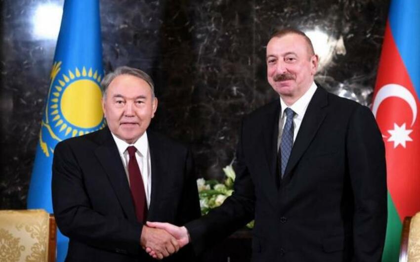 Nursultan Nazarbayev İlham Əliyevi təbrik etdi
