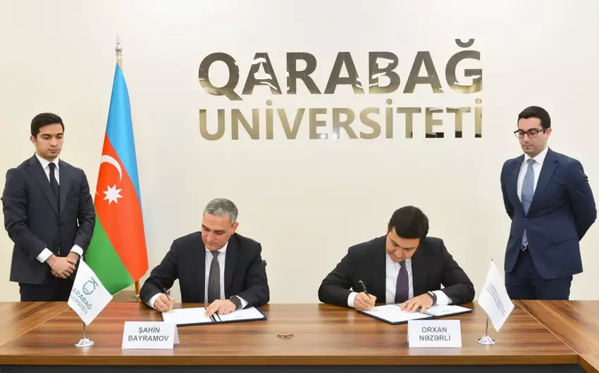 Qarabağ Universiteti ilə Dövlət Vergi Xidməti arasında əməkdaşlıq haqqında memorandum imzalandı
