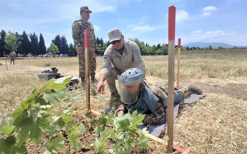 Media nümayəndələri ANAMA-nın humanitar minatəmizləmə təlimlərini izlədilər -