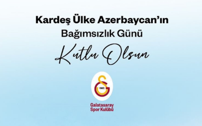 "Qalatasaray"ın ulduz futbolçuları Azərbaycanı təbrik etdi -