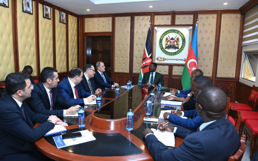 Ceyhun Bayramov Kenya Milli Assambleyanın spikeri ilə görüşdü
