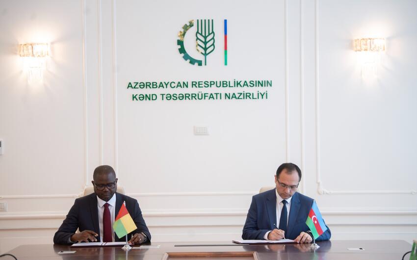 Azərbaycan və Qvineya-Bisau arasında aqrar sahədə  Anlaşma Memorandumu imzalandı