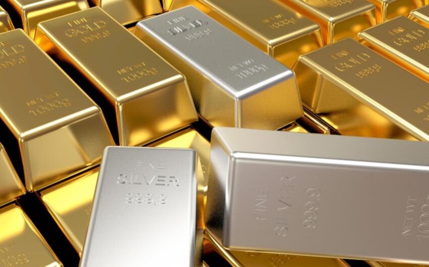 Qızıl ucuzlaşdı, gümüş bahalaşdı