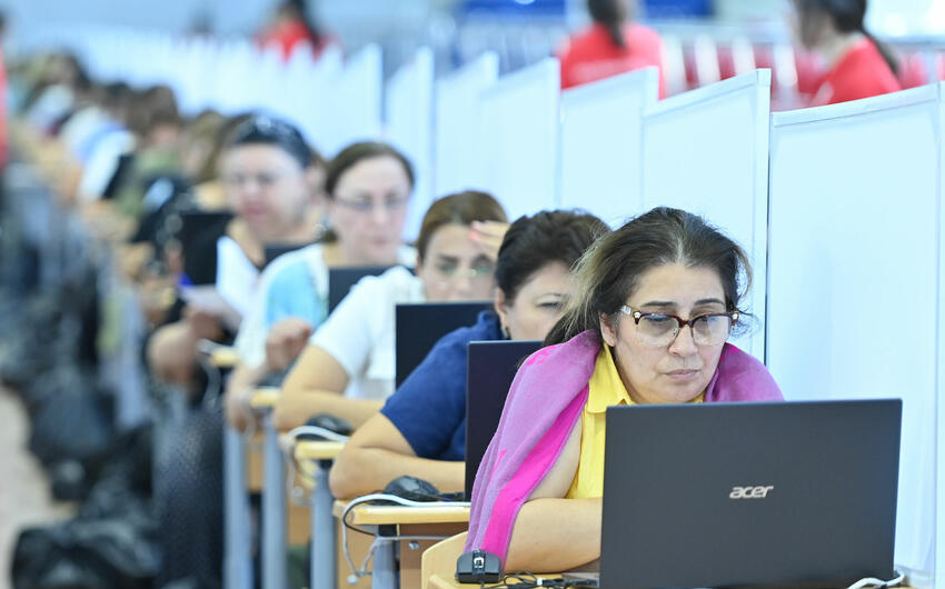 Bugünkü sertifikasiya imtahanlarında 5945 müəllim iştirak etdi