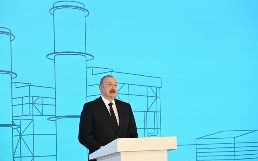 Prezident: Bu stansiya Mingəçevirin Cənubi Qafqazın energetika mərkəzi statusunu daha da gücləndirəcək