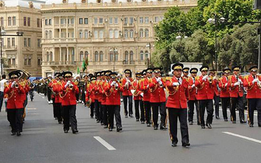 Sabah Xankəndi və Laçında hərbi orkestrlərin müşayiəti ilə yürüşlər olacaq
