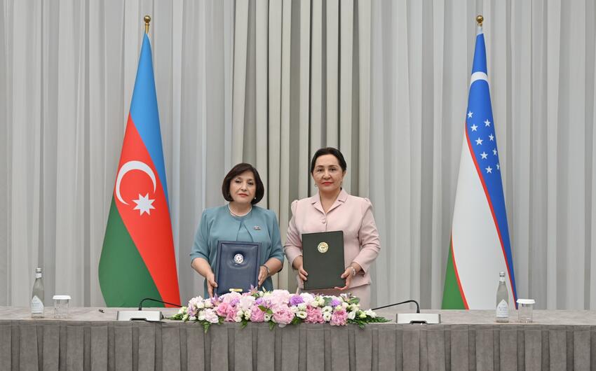 Azərbaycan Milli Məclisi ilə Özbəkistan Ali Məclisi Senatı arasında sənədlər imzalandı