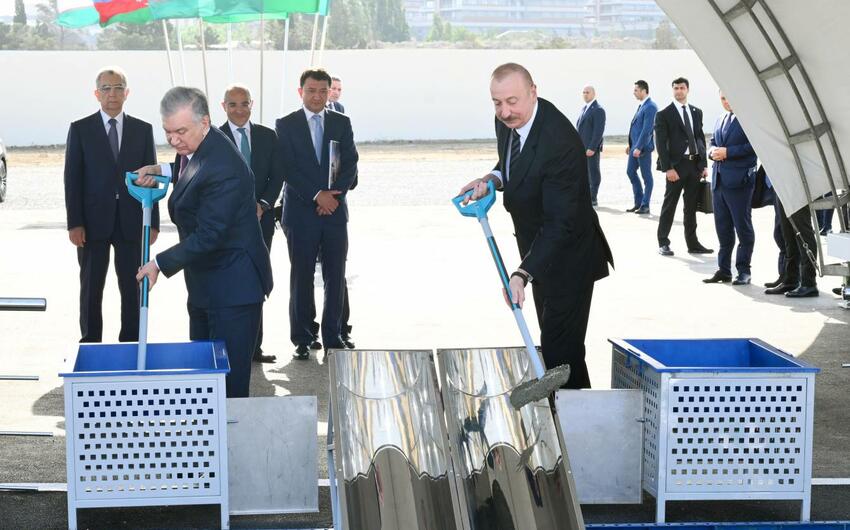 Bakıda “Özbəkistan” parkının təməli qoyuldu
