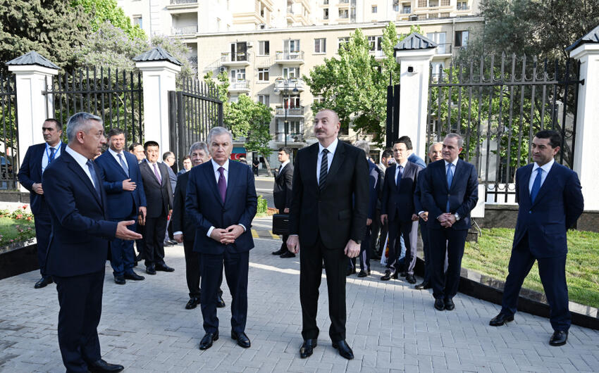 Özbəkistanın Azərbaycandakı səfirliyinin yeni binasının açılışı oldu -