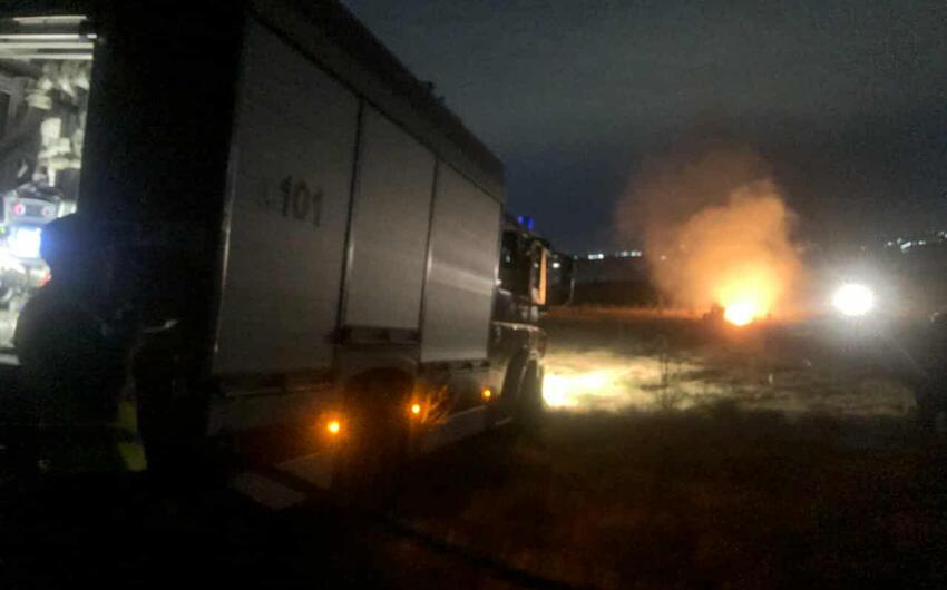 Masazırda yanğın  söndürüldü -