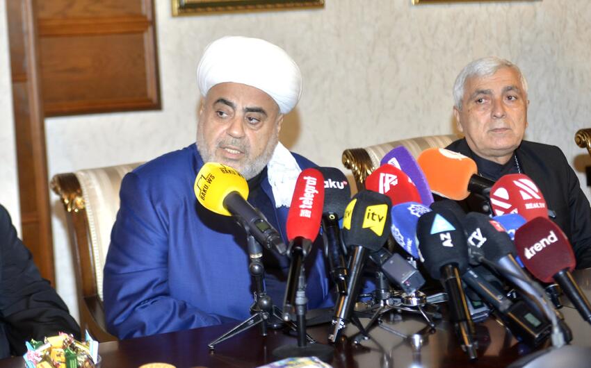 QMİ sədri: Azərbaycan Qarabağda dini ayrıseçkilik etmədən bütün abidələri bərpa edir