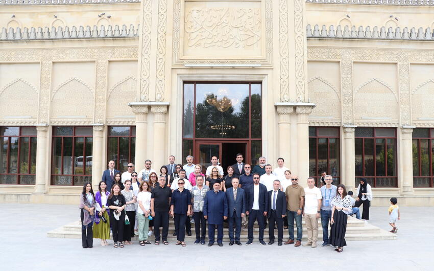 Şamaxıda dini ibadətgahlara media-tur təşkil olundu -